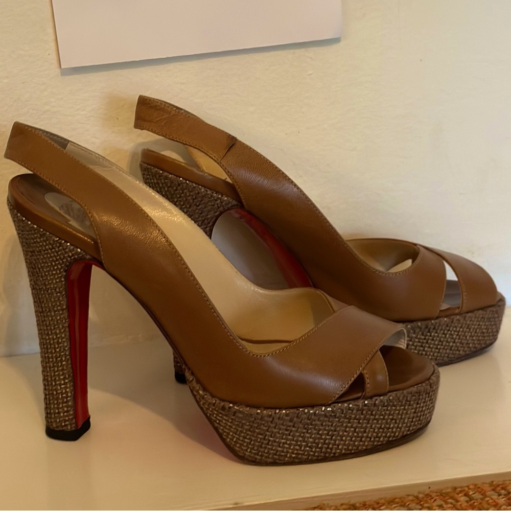 Louboutin sling back